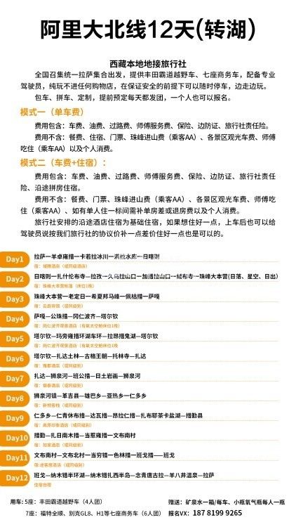 川藏线，阿里大北线，丙察察环线，还有一起去的吗？